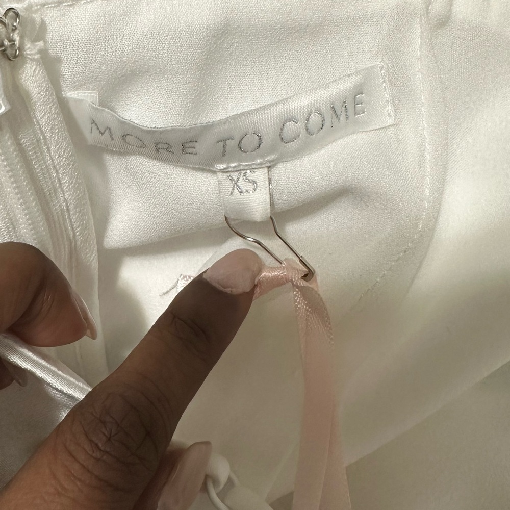 REVOLVE White Satin Slip Dress - Picture 3 of 3